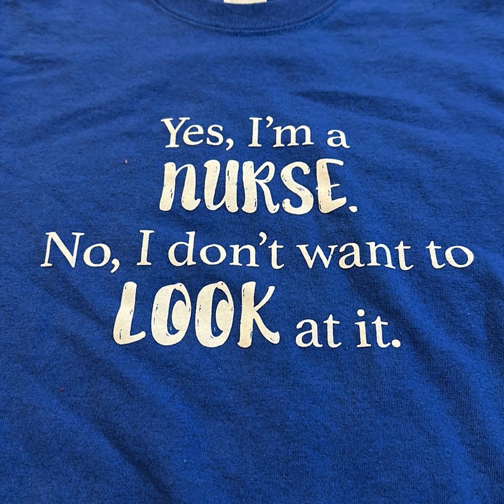 Women’s Nurse Tee- size medium